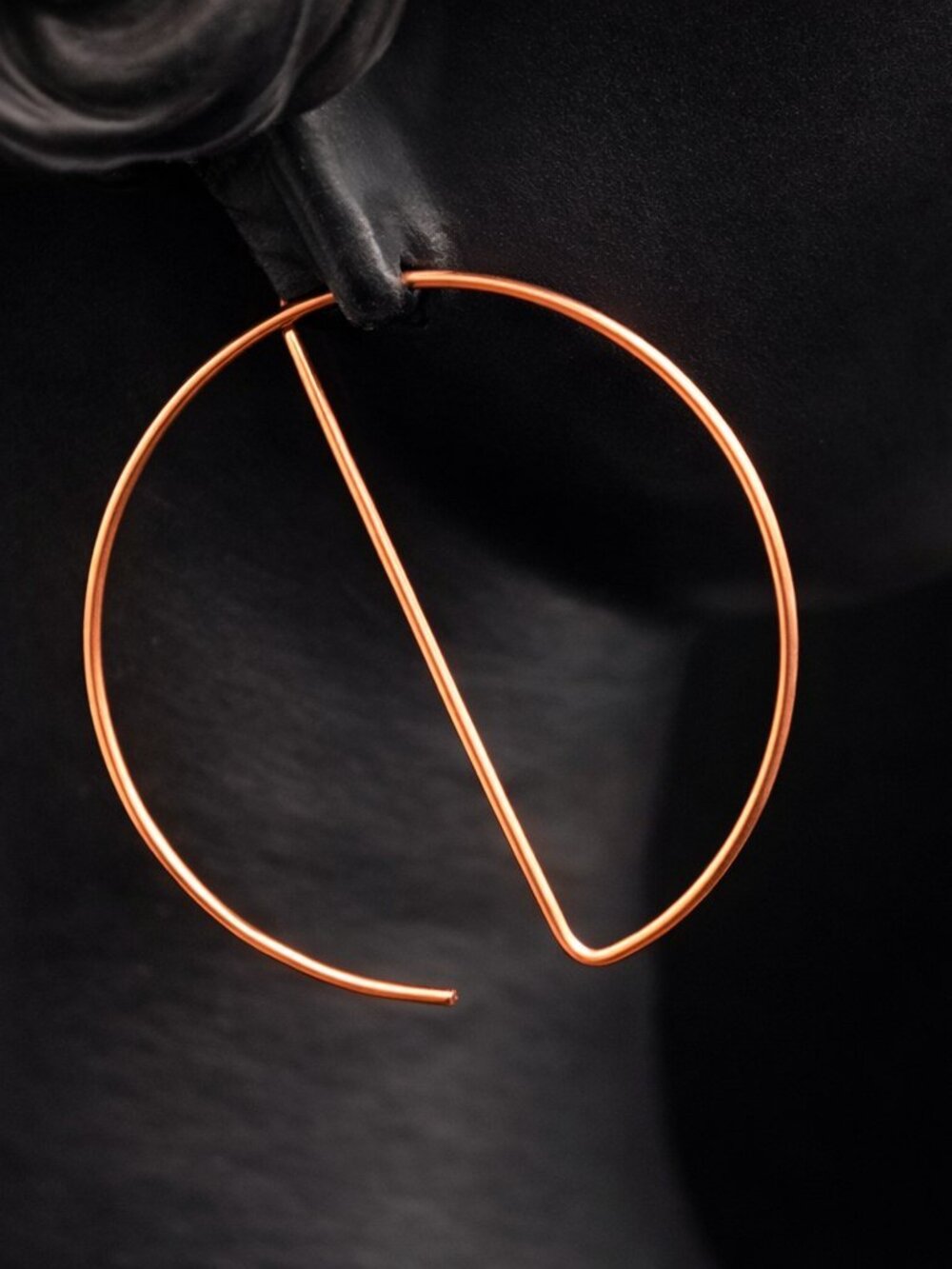 Hammered Half Moon Earrings | Celestial Minimalist Hoops | Witchy Lunar Jewelry